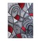 Flash Furniture Red 6' x 9' Abstract Design Accent Area Rug ACD-RGTRZ860-69-RD-GG - alternate 5